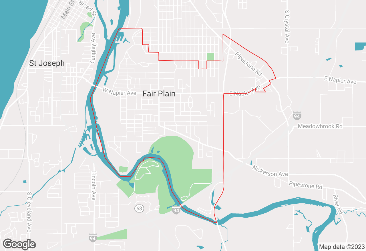 Fair Plain map