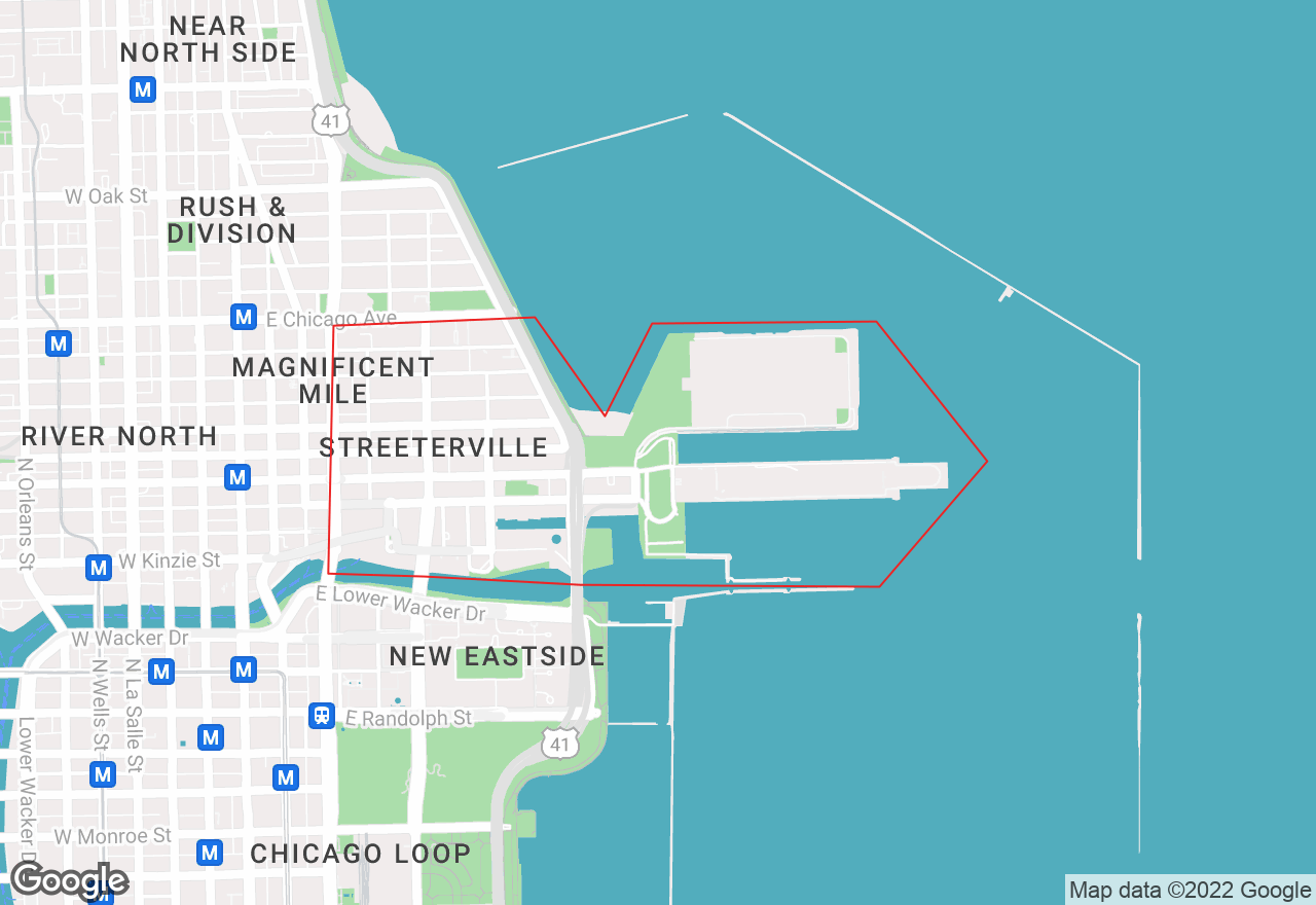 Streeterville map