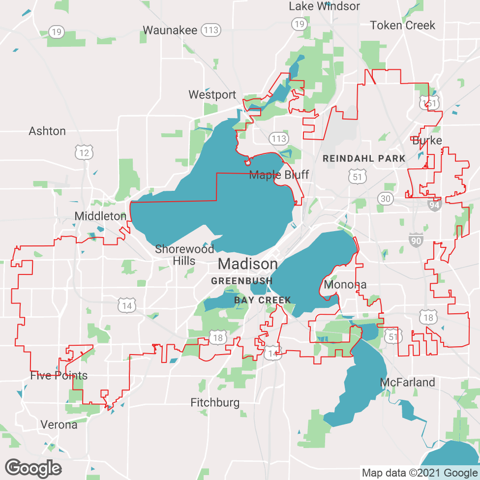 Madison map