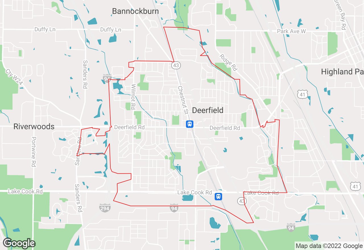 Deerfield map