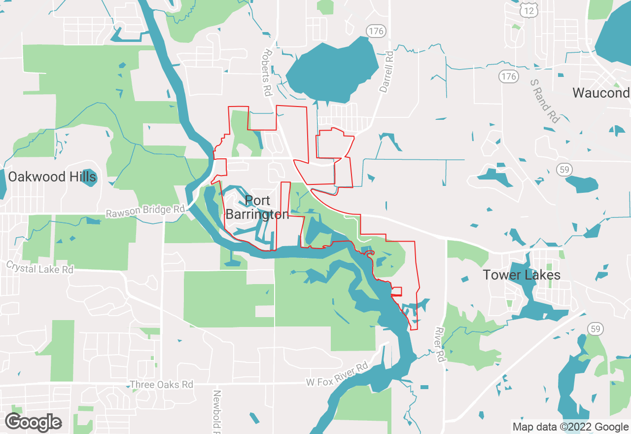 Port Barrington map