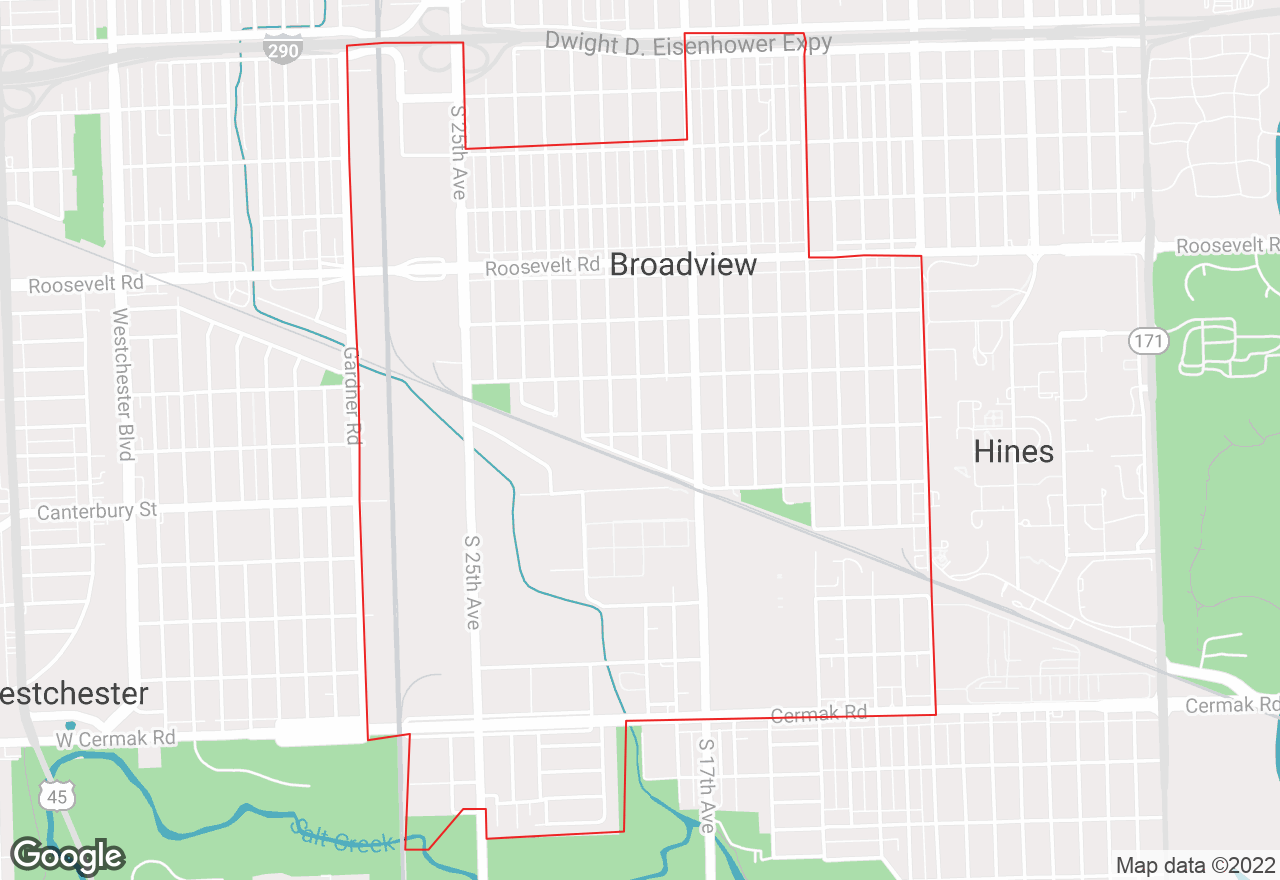 Broadview map