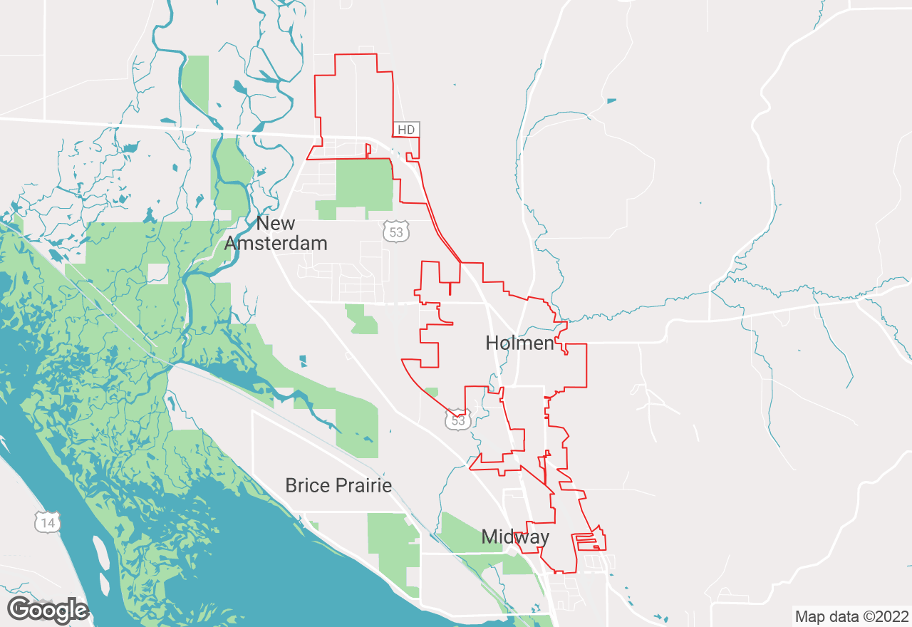 Holmen map