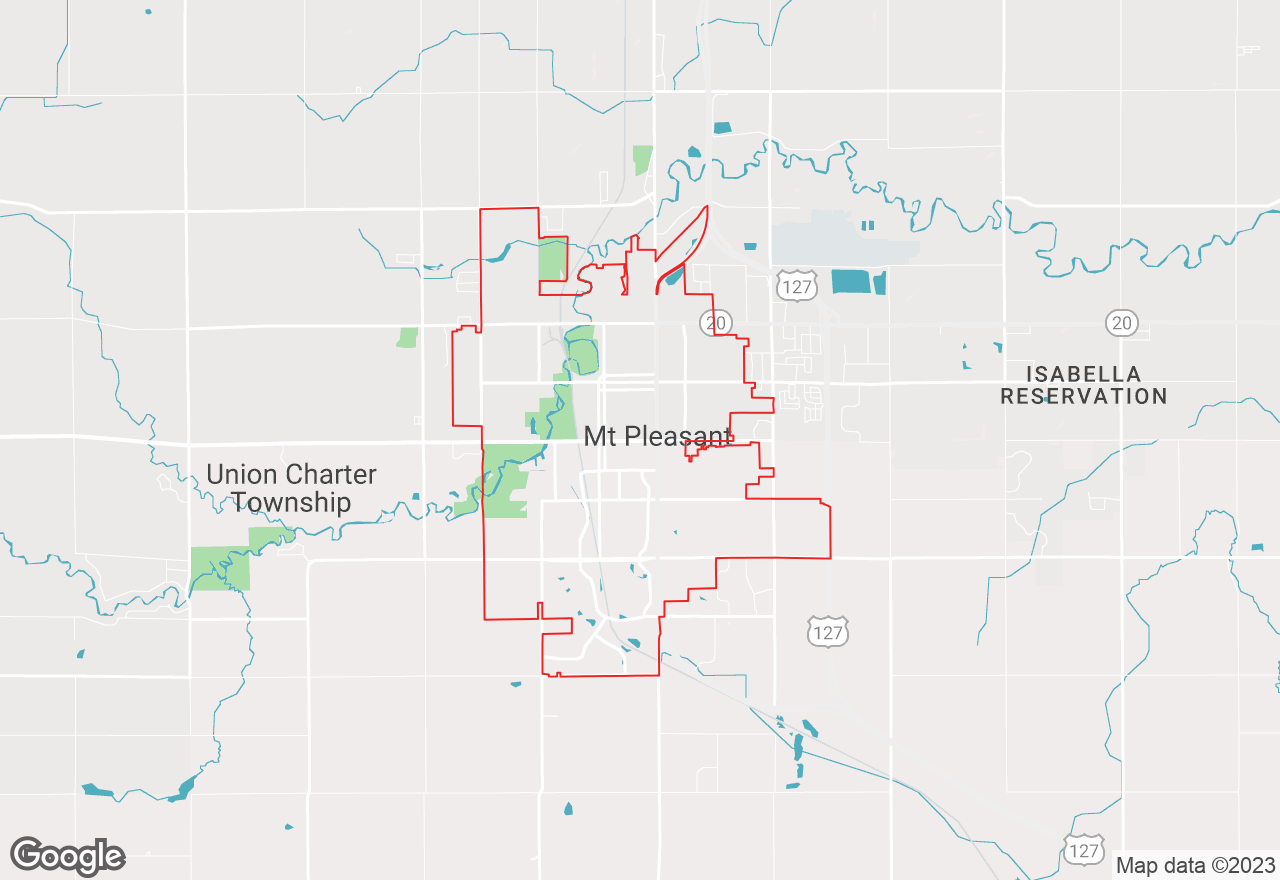 Mount Pleasant map