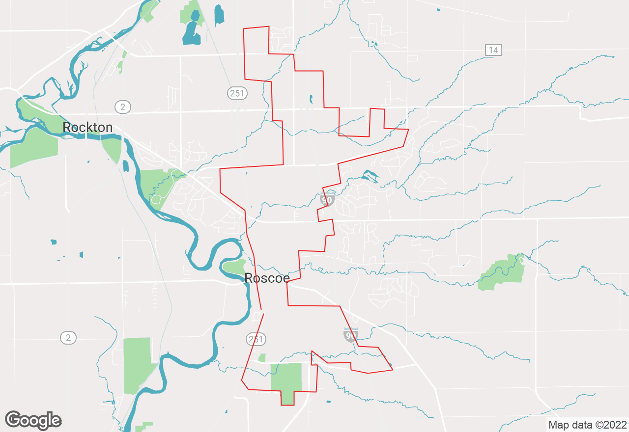 Roscoe map