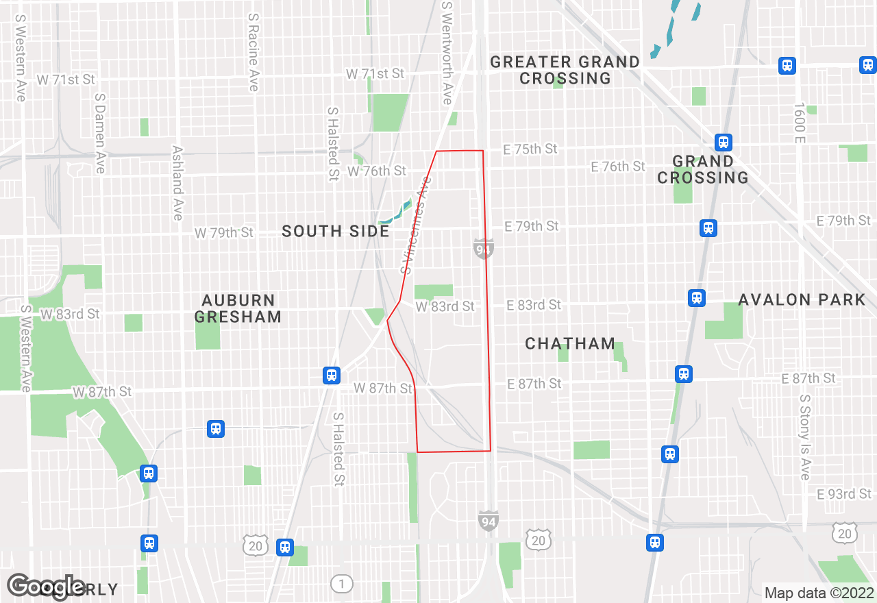 West Chatham map