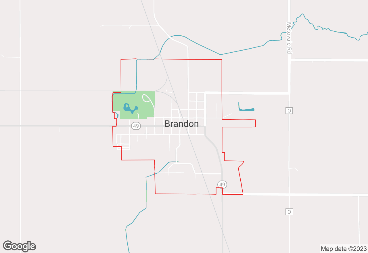 Brandon map