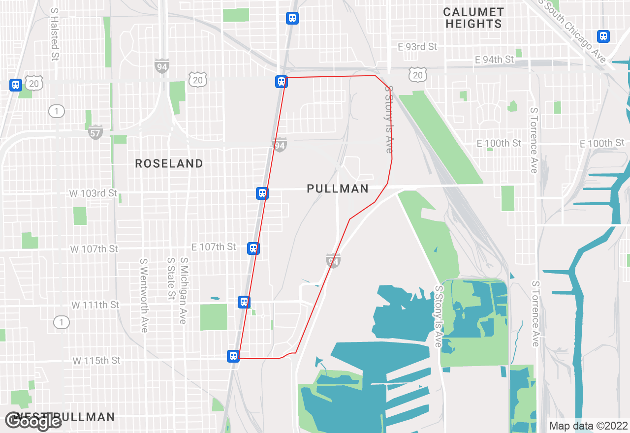 Pullman map