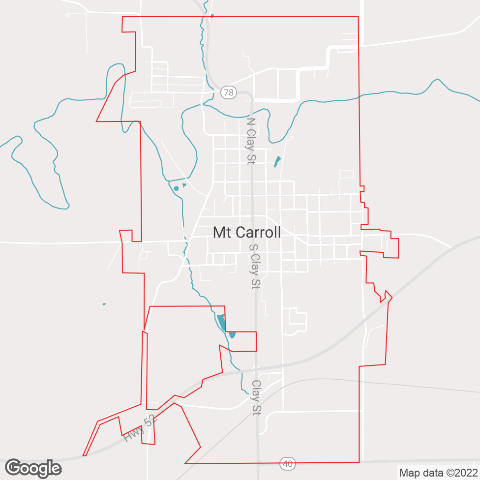 Mt Carroll map