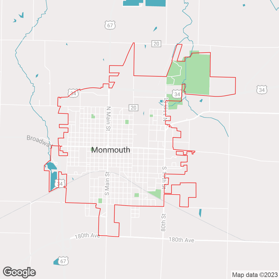 Monmouth map