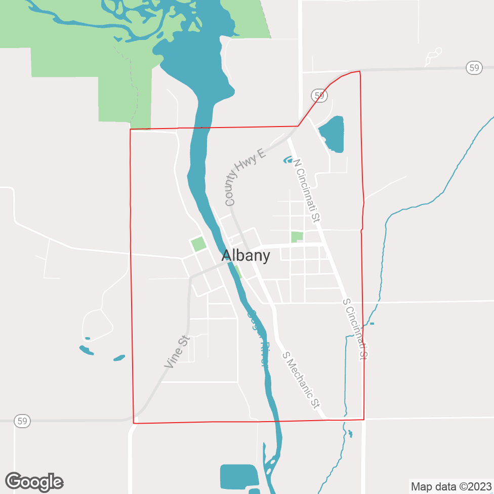 Albany map