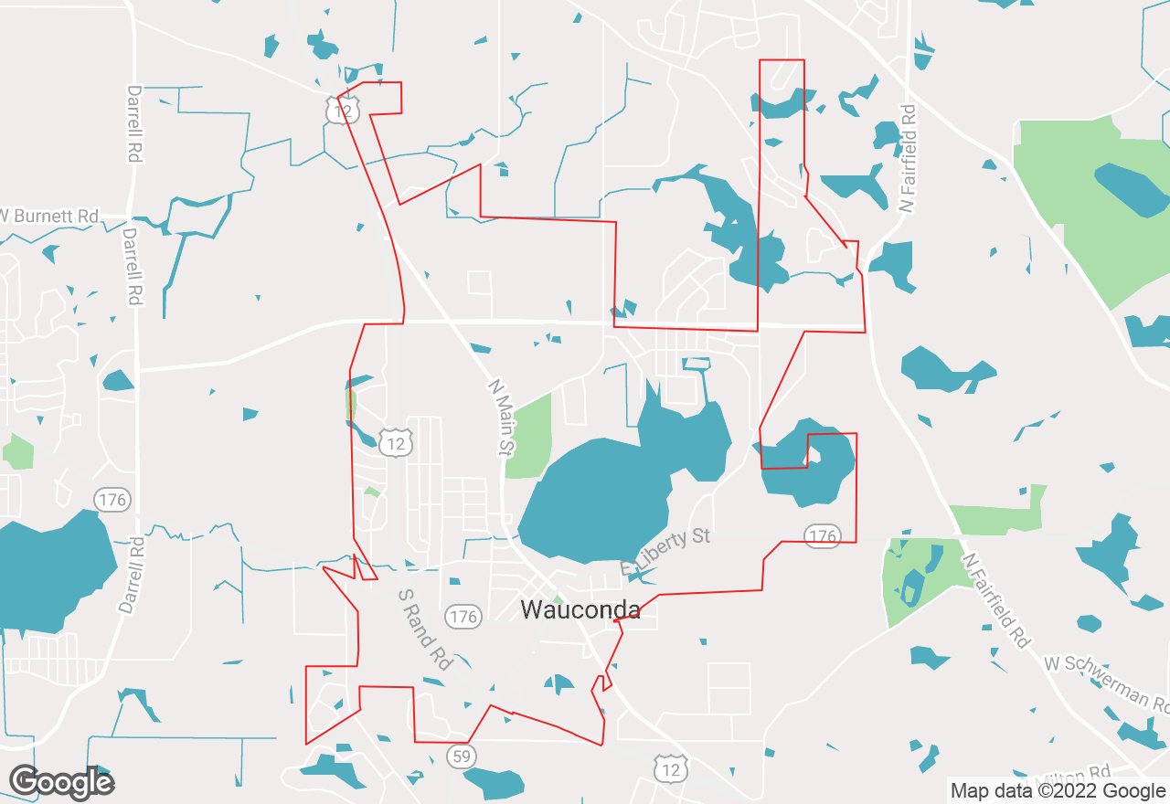 Wauconda map