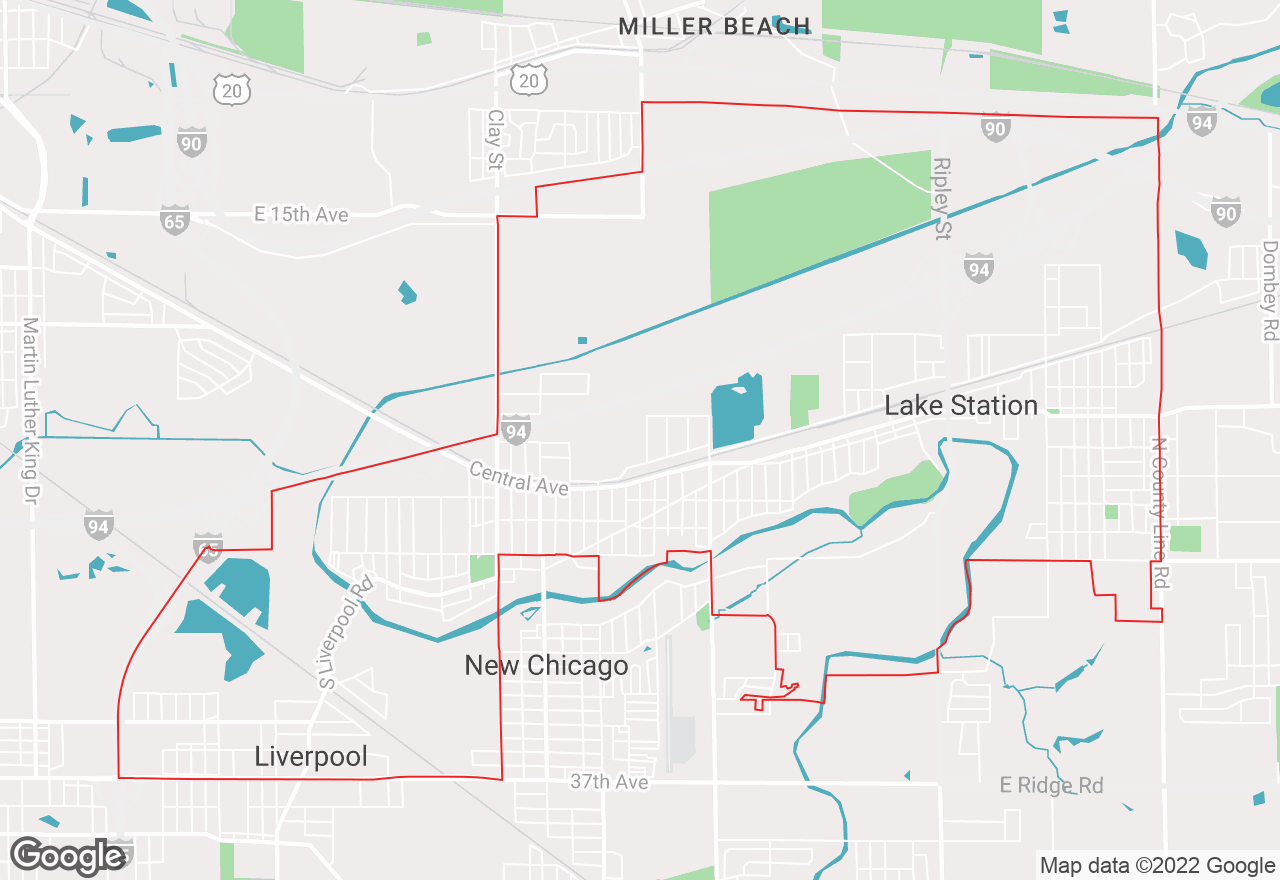 Lake Station map