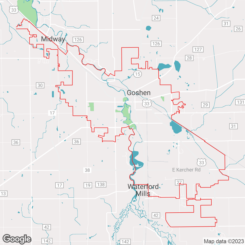 Goshen map