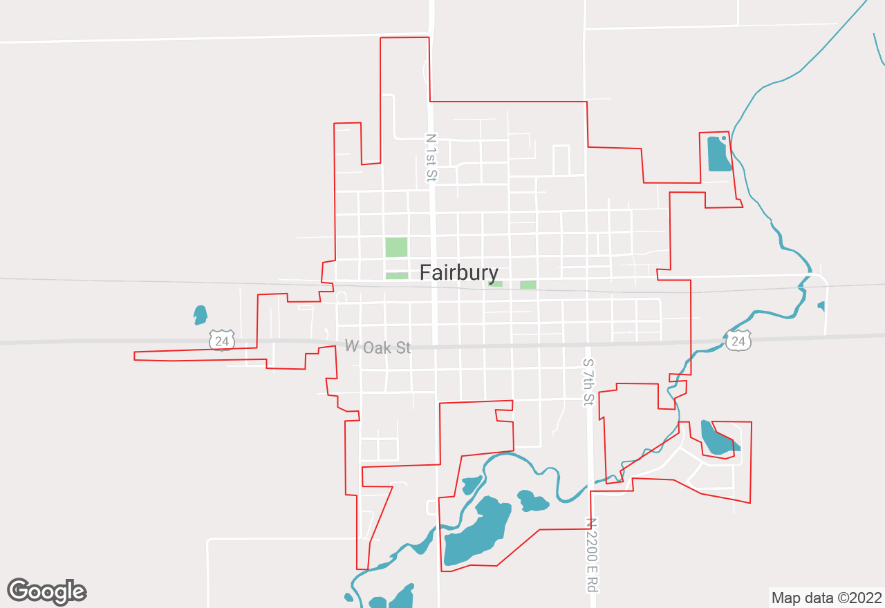 Fairbury map