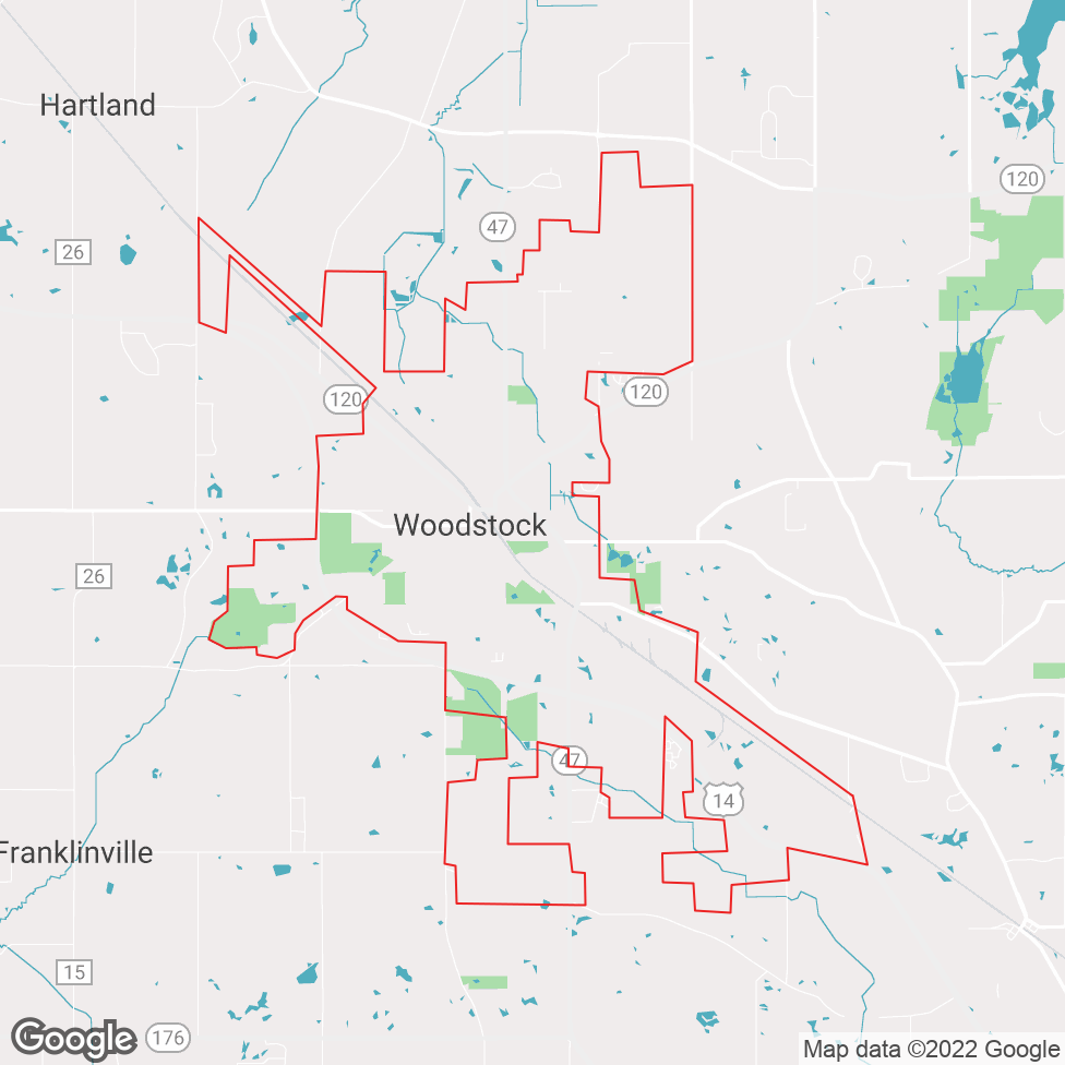 Woodstock map