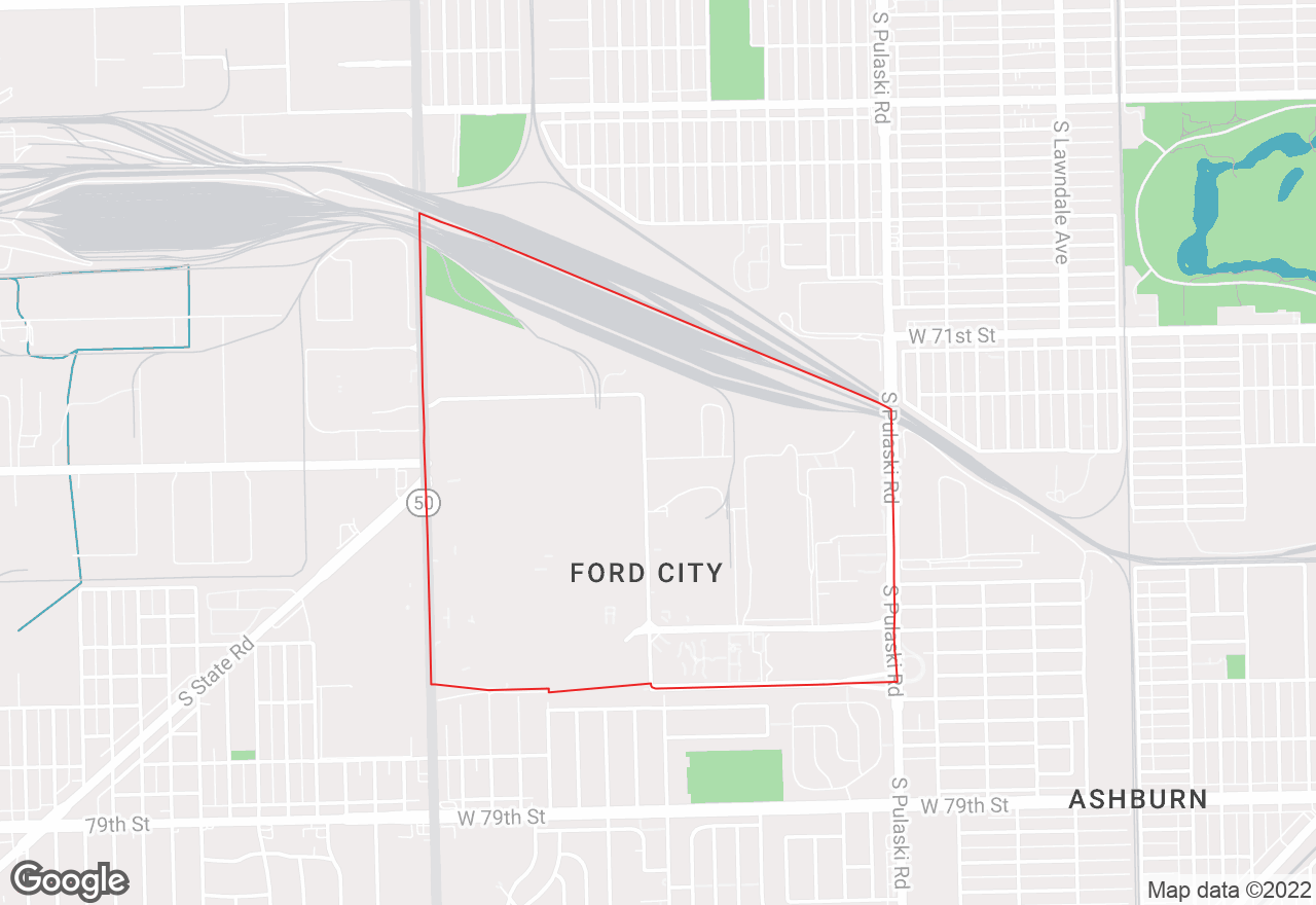 Ford City map