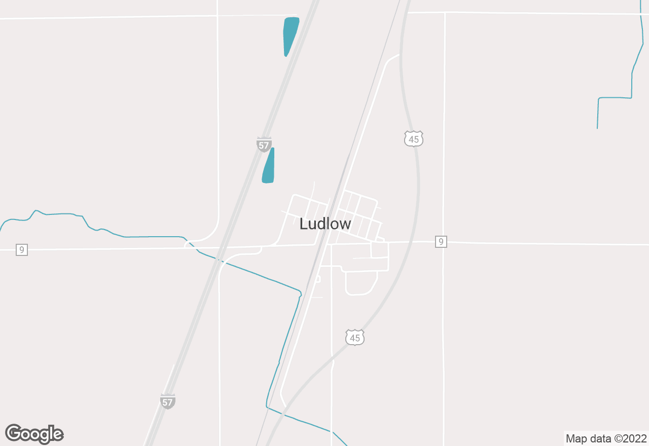 Ludlow map