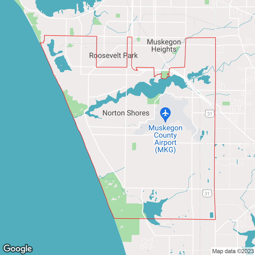 Norton Shores map