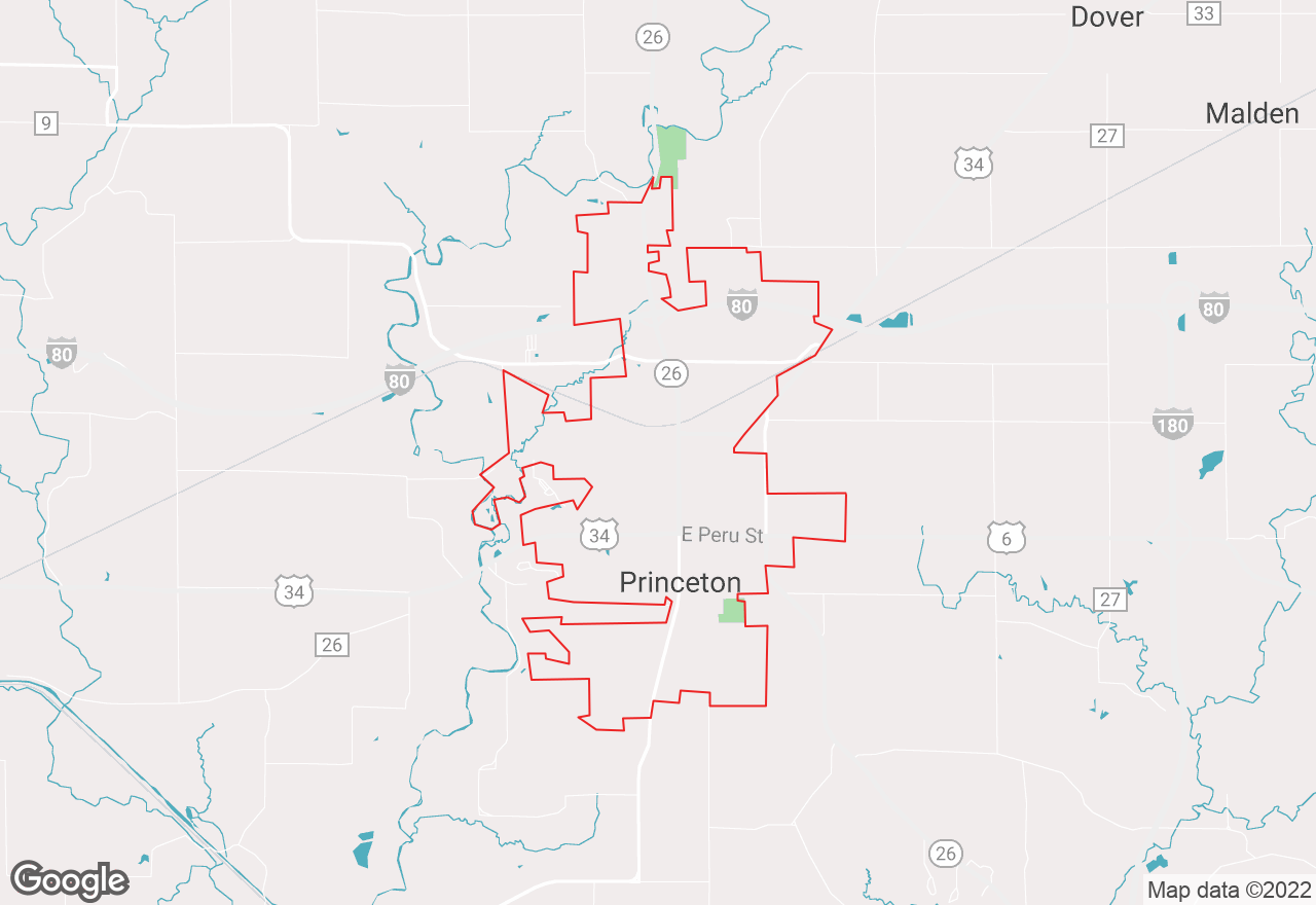 Princeton map