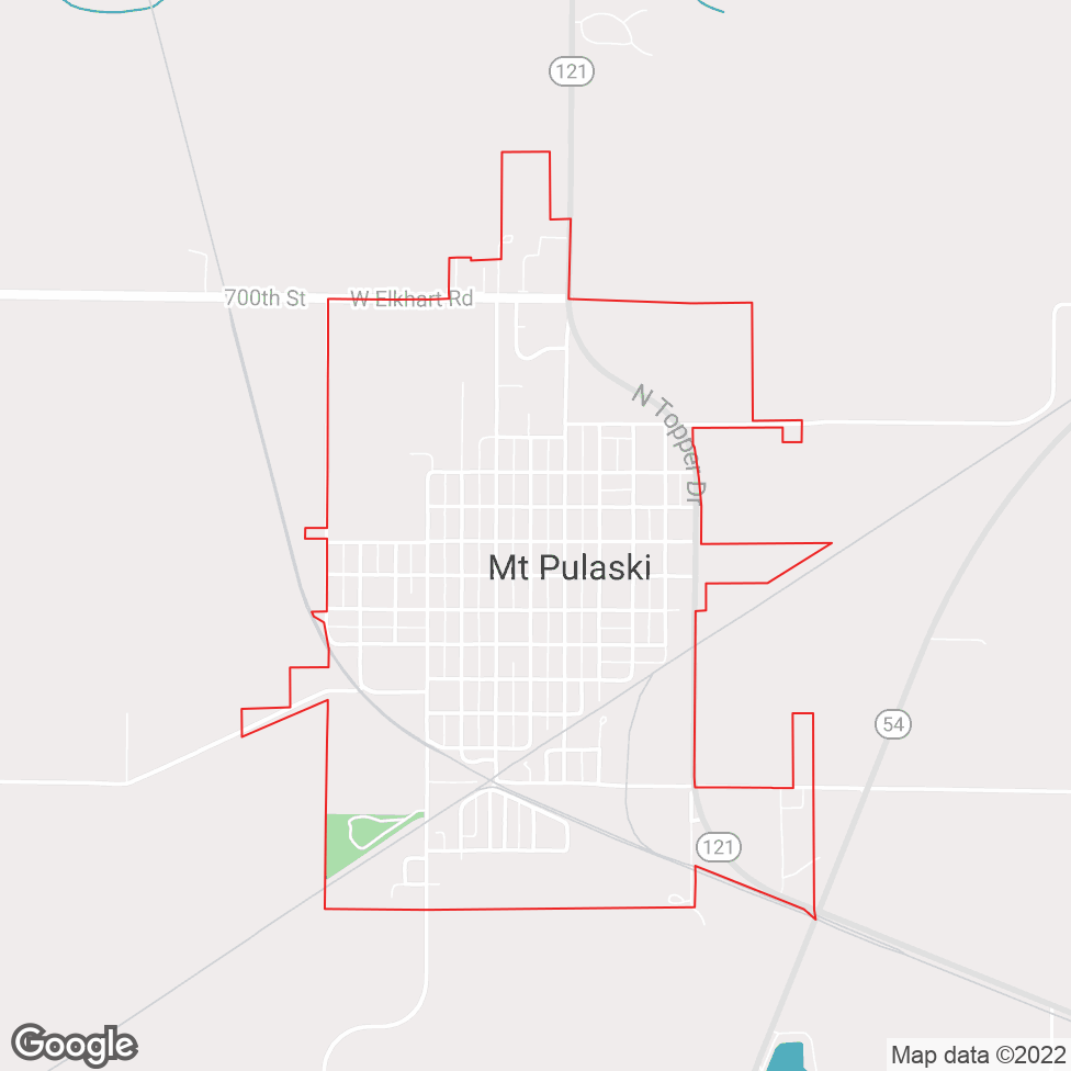 Mount Pulaski map