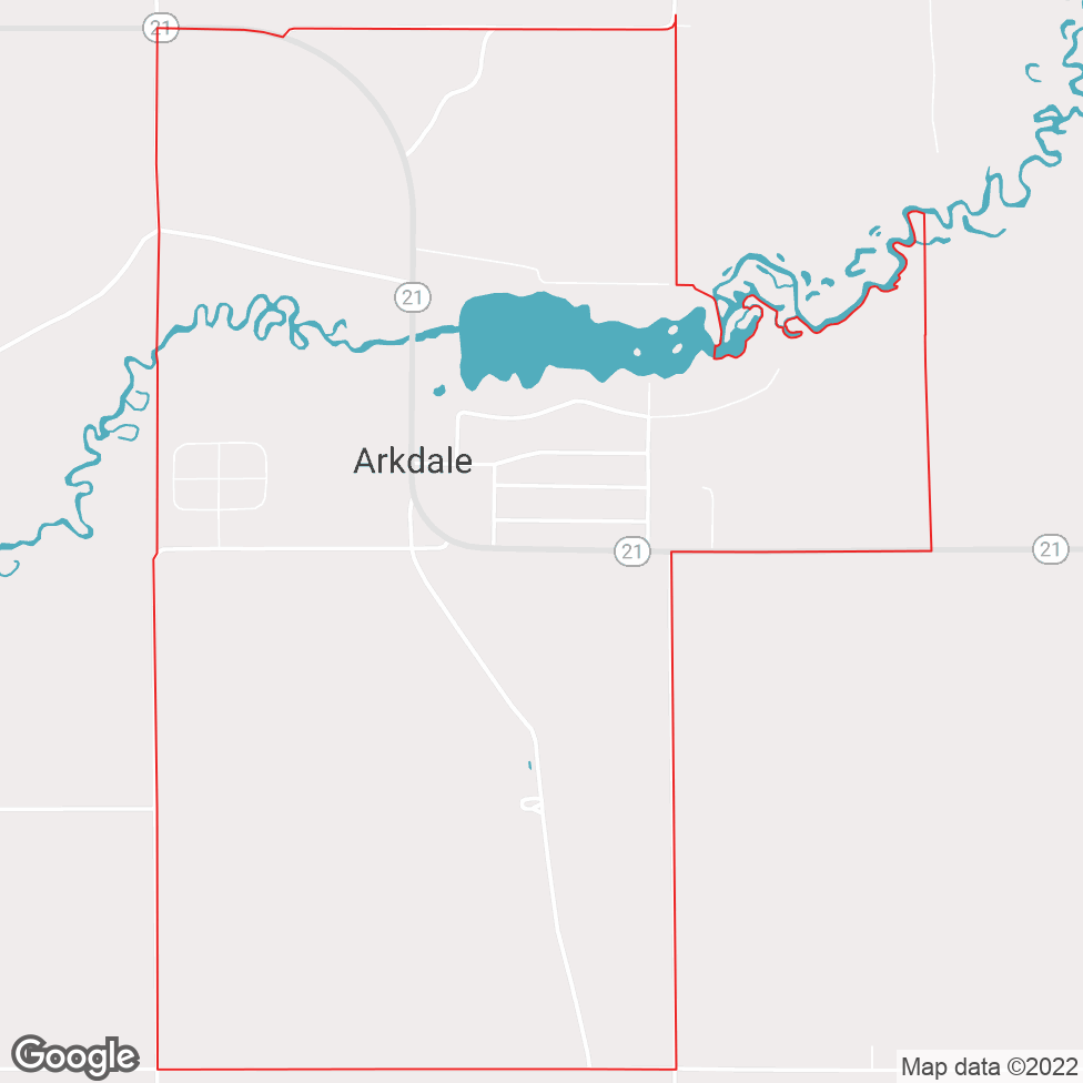 Arkdale map