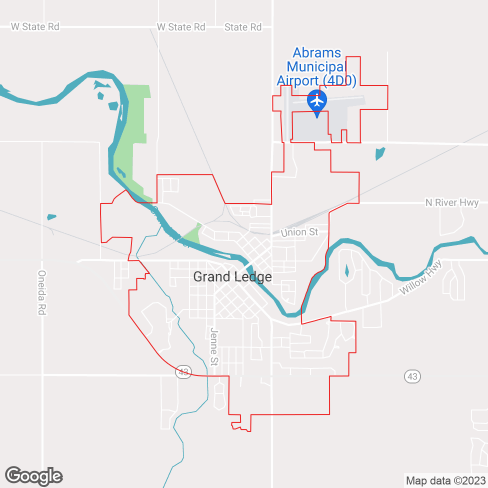 Grand Ledge map