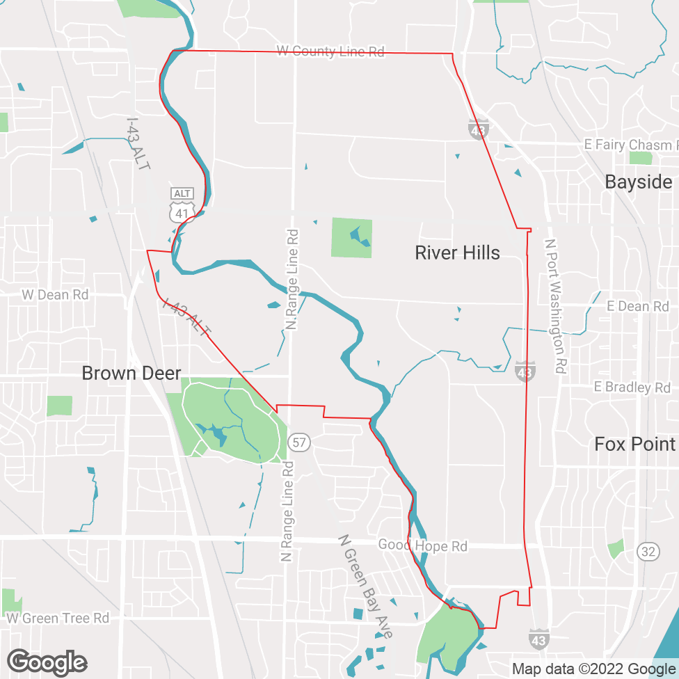 River Hills map