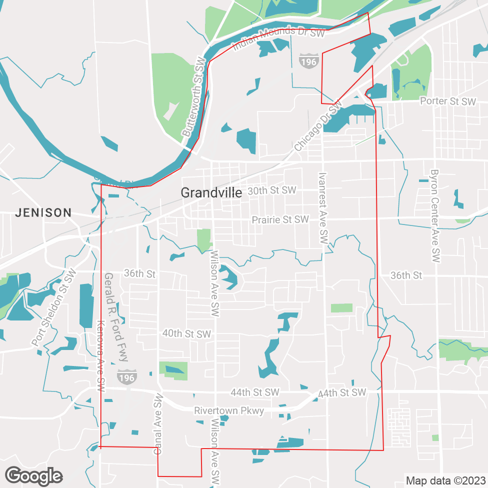 Grandville map