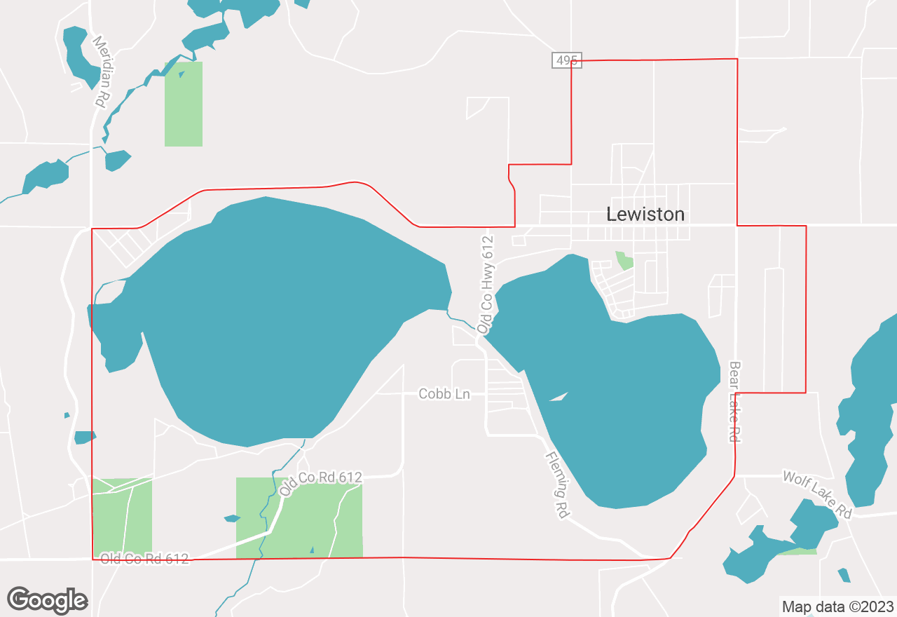 Lewiston map