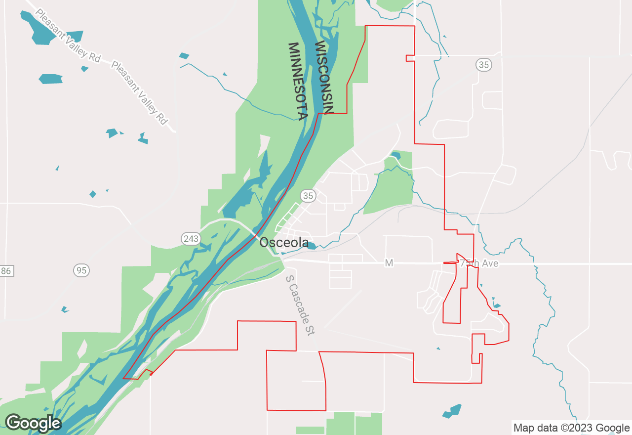 Osceola map