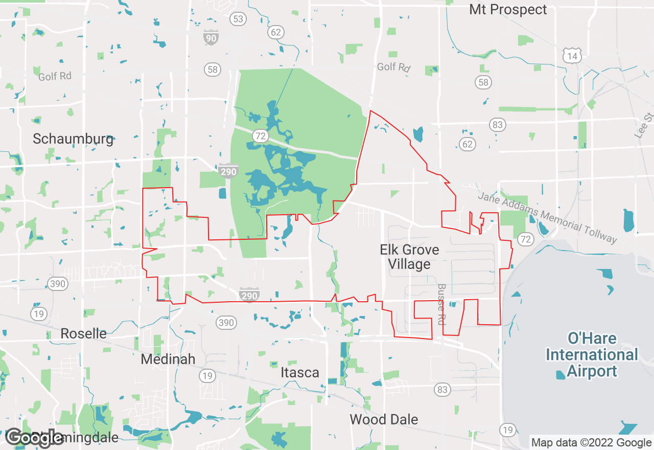 Elk Grove Village map