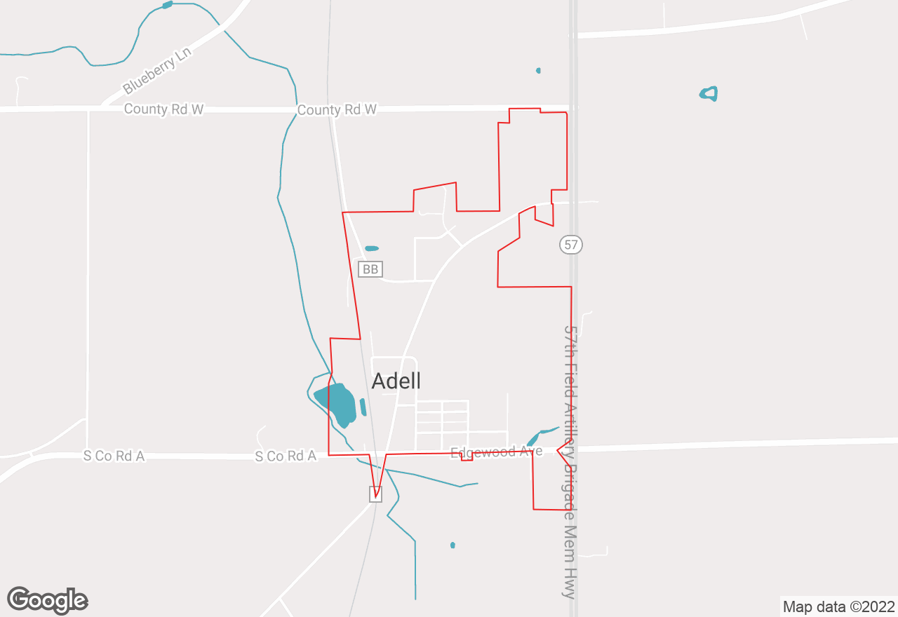 Adell map