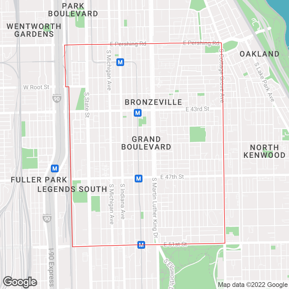 Grand Boulevard map