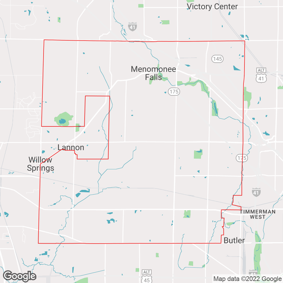 Menomonee Falls map