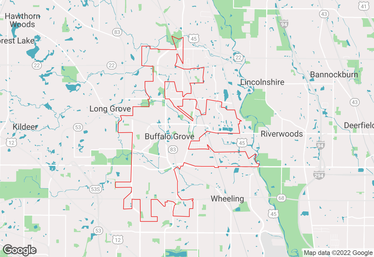 Buffalo Grove map