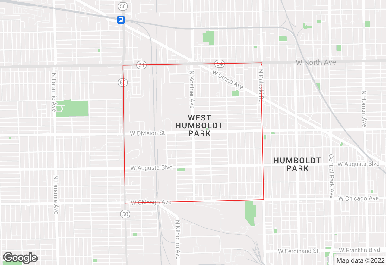 West Humboldt Park map