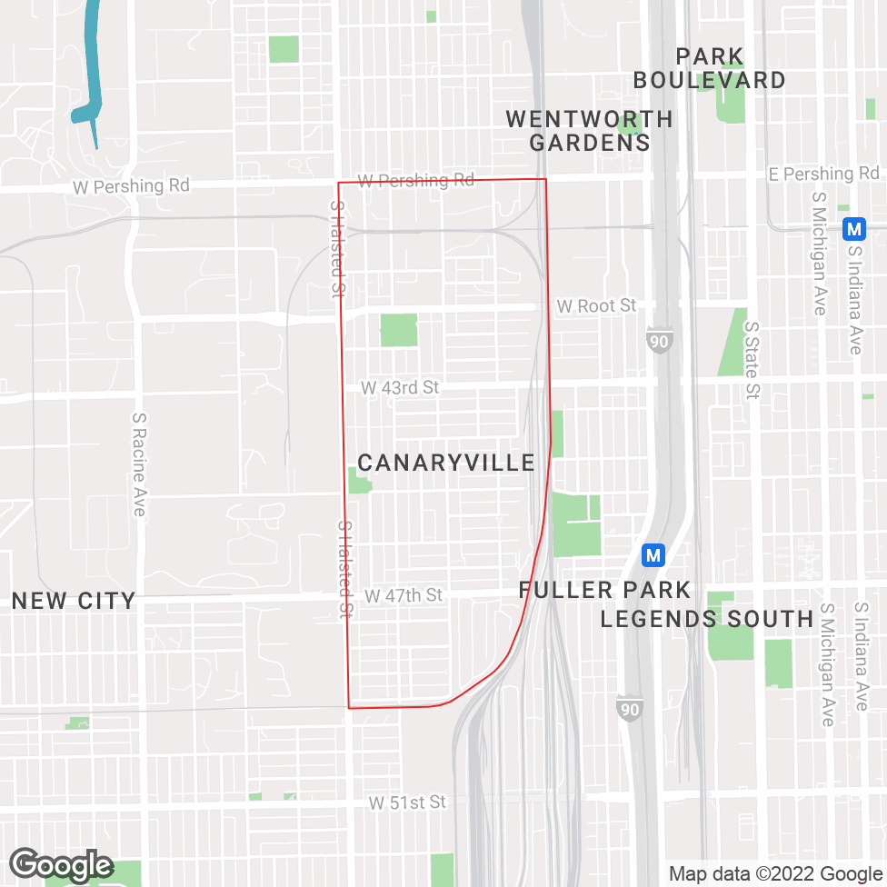 Canaryville map