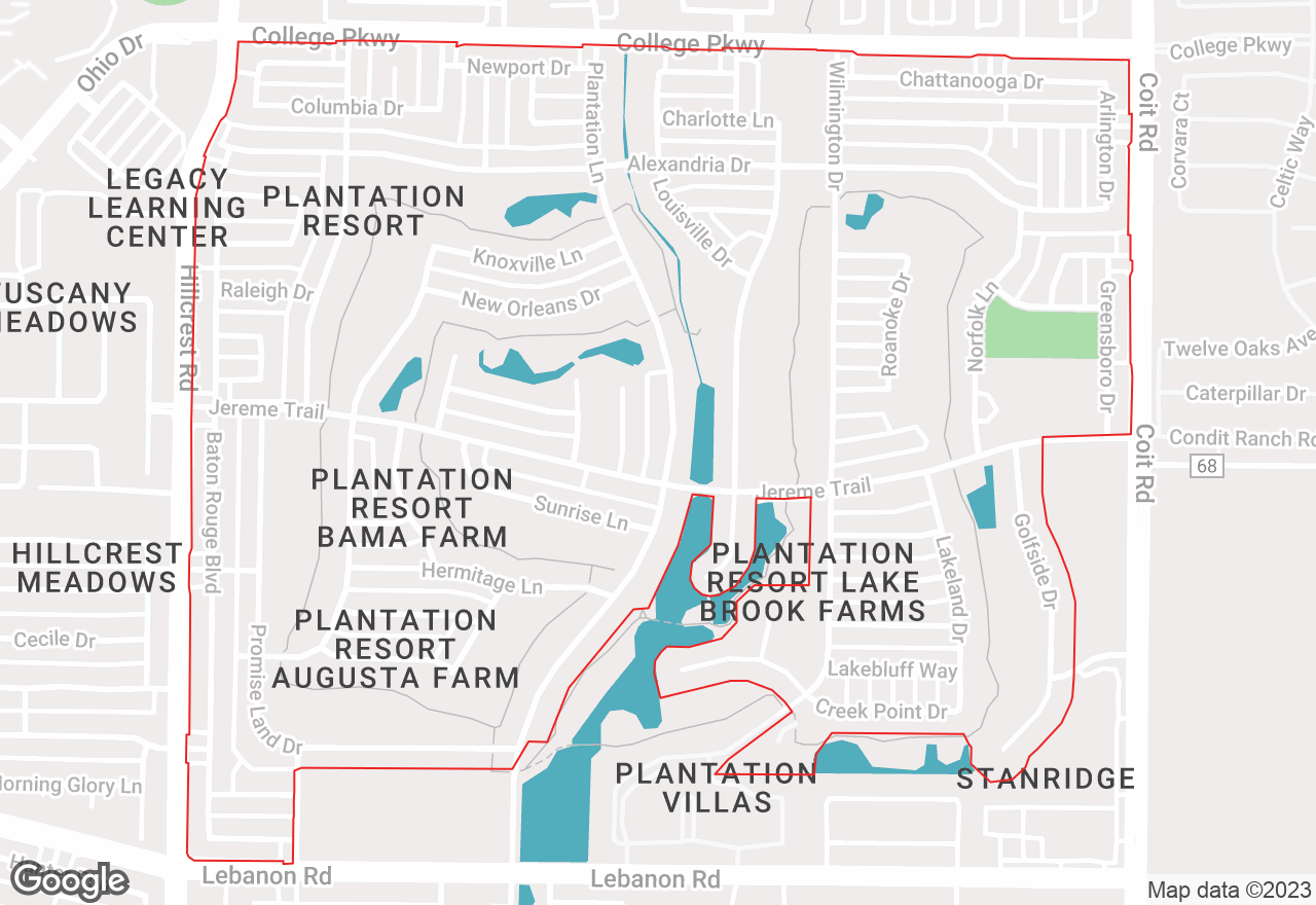 McKinney map