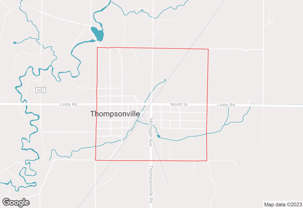 Thompsonville map