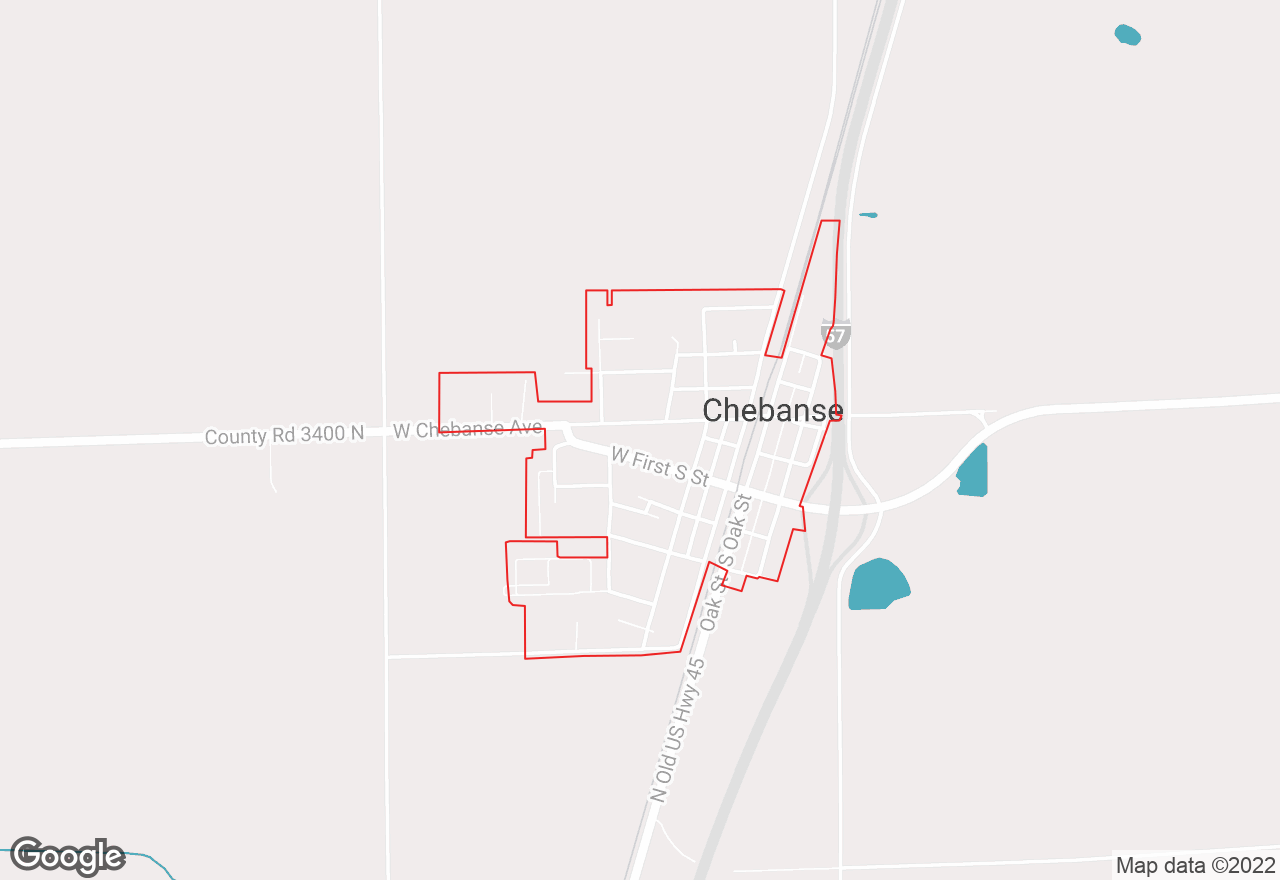 Chebanse map