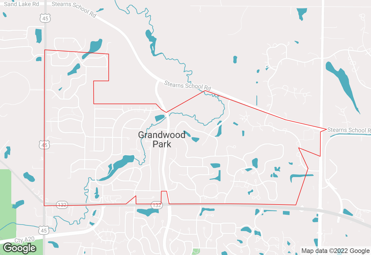 Grandwood Park map