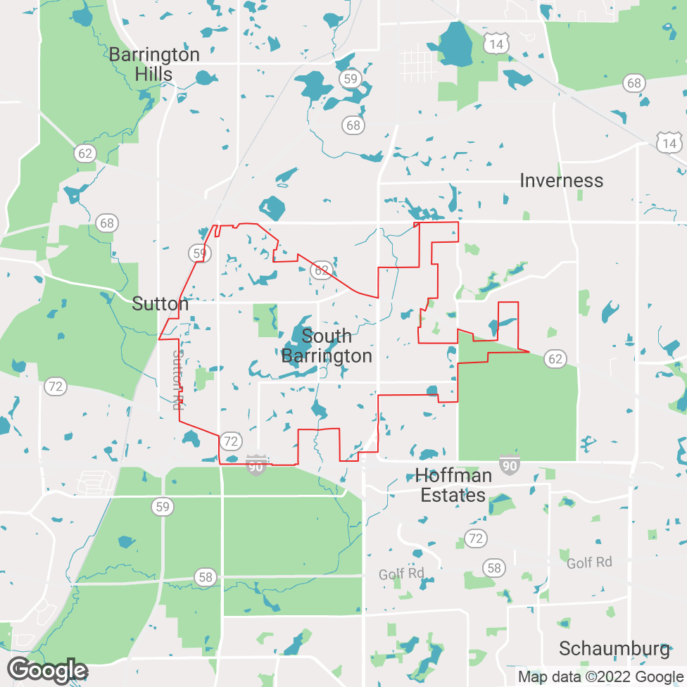 South Barrington map