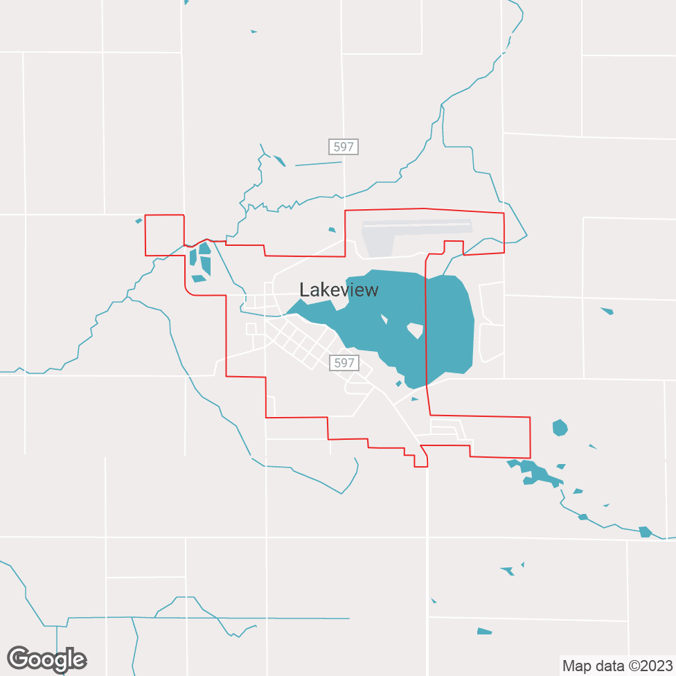 Lakeview map