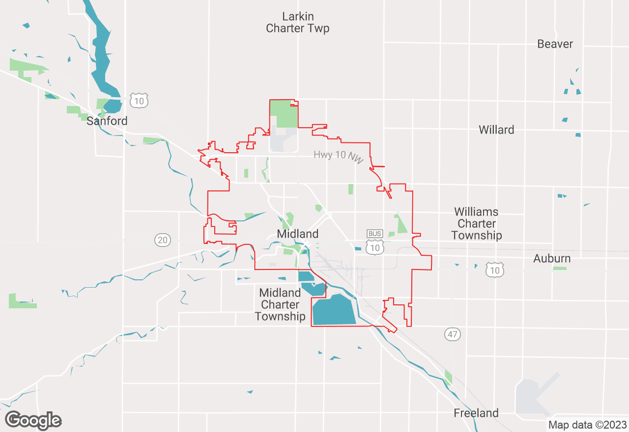 Midland map