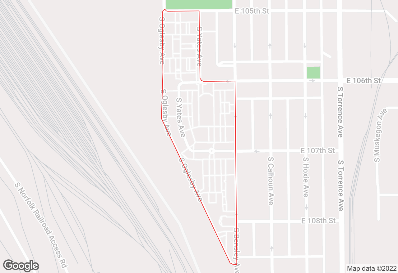 Trumbull Park map