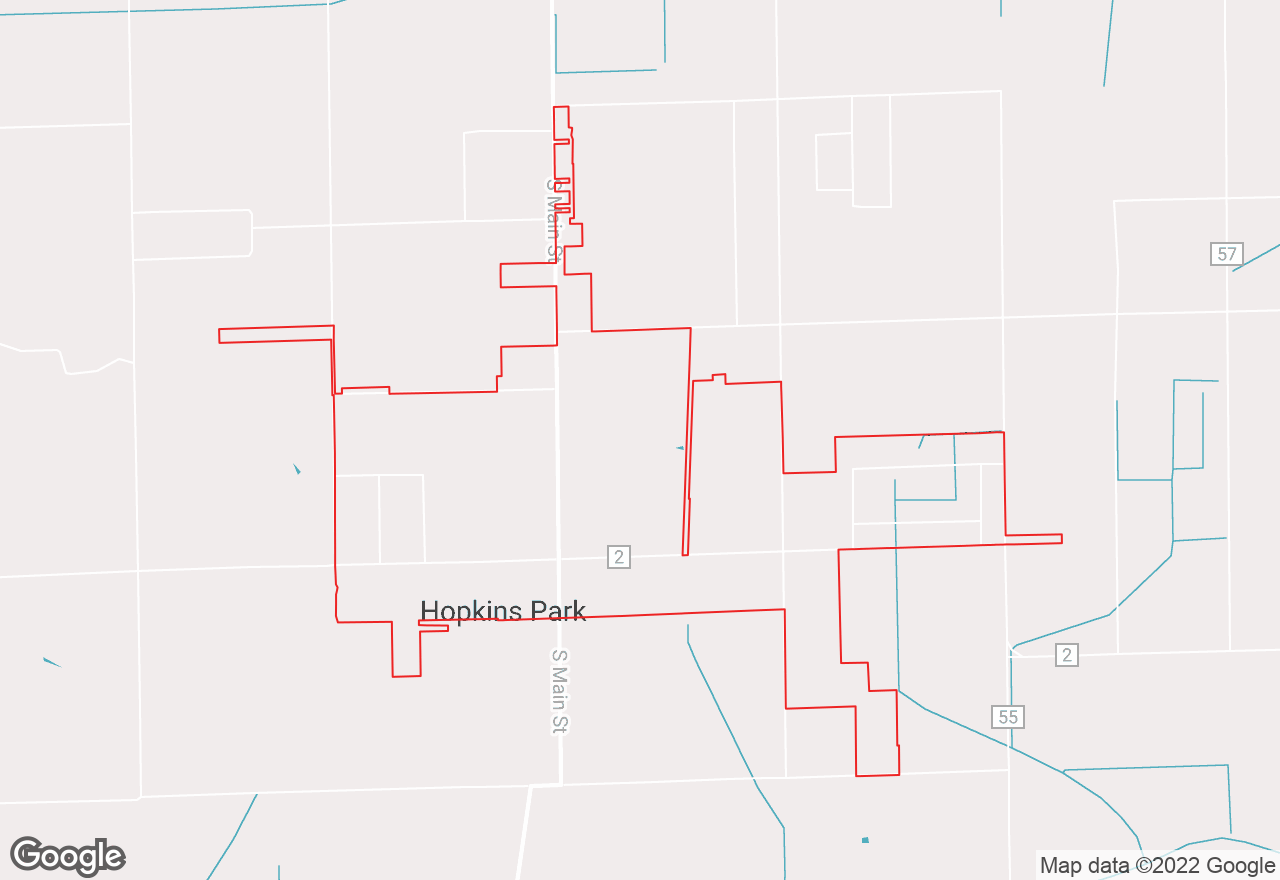 Hopkins Park map