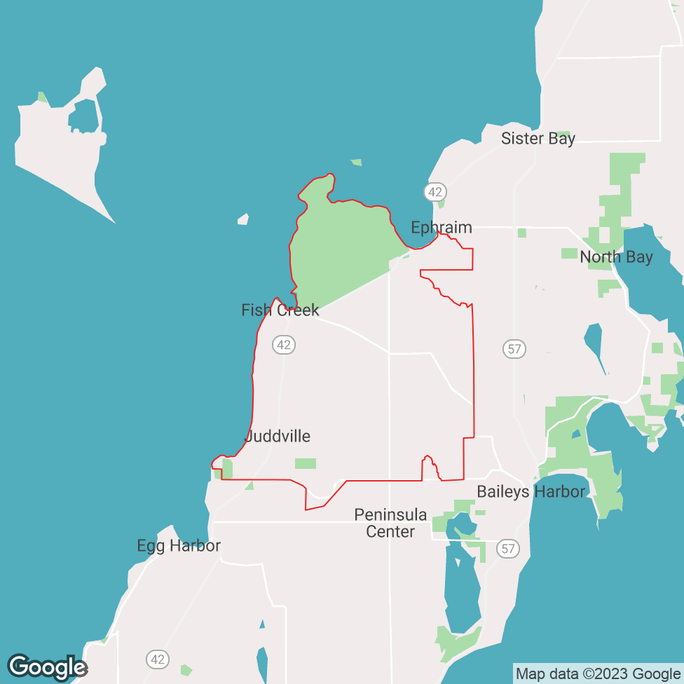 Fish Creek map