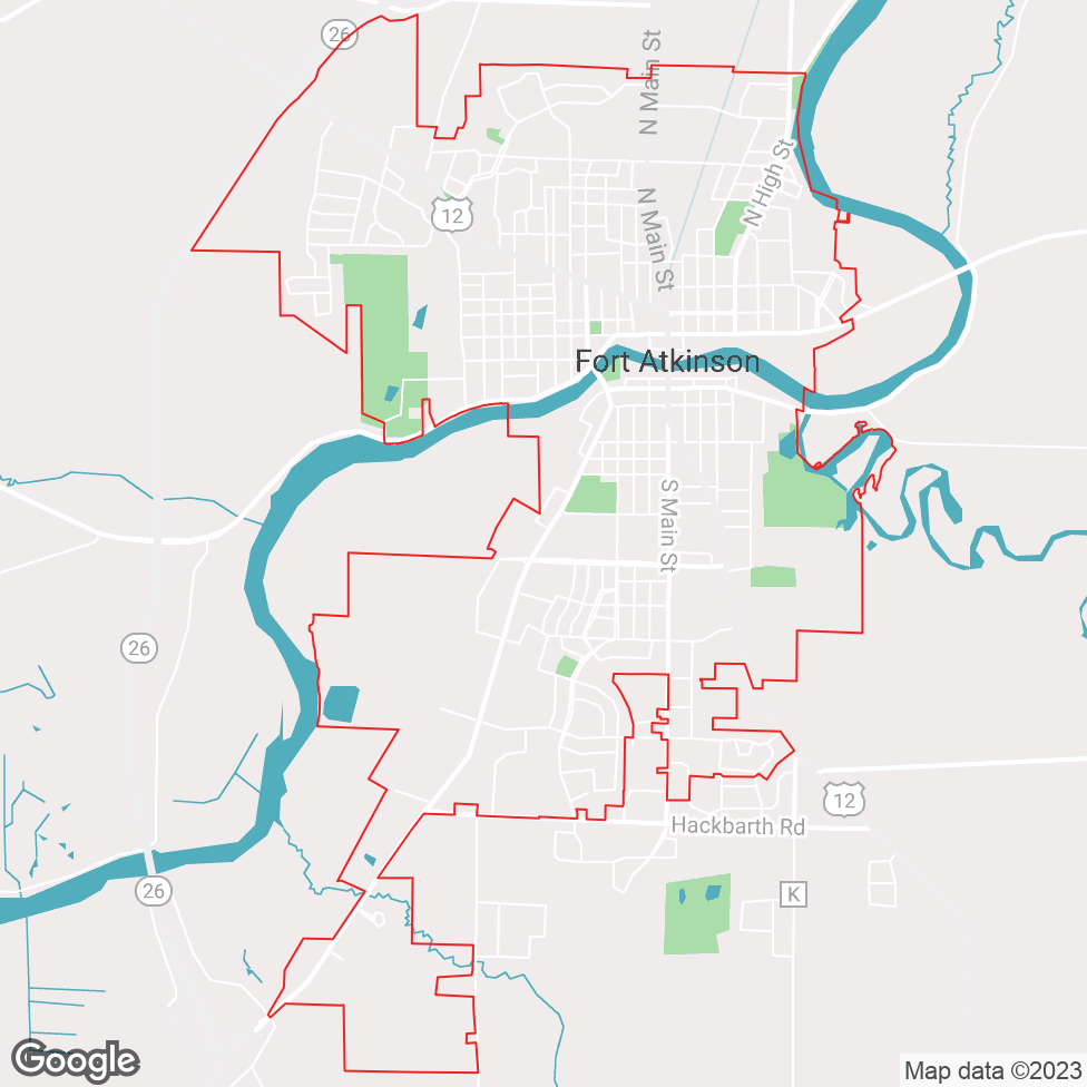 Fort Atkinson map