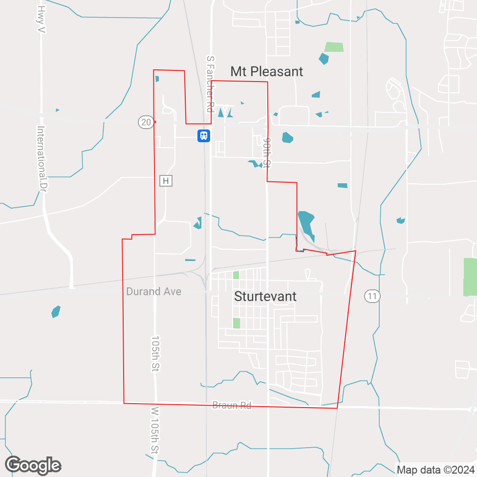 Sturtevent map